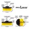 Drill Brush Power Scrubber By Useful Products 5 in W 7 in L Brush, Yellow Y-542OMS-2L-QC-DB - alternate 4